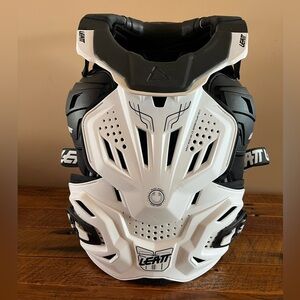 Leatt Black and White Neck and Chest Protector